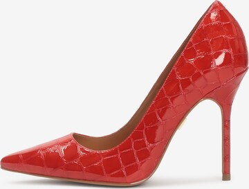 Kazar - Sapatos de salto em vermelho: frente