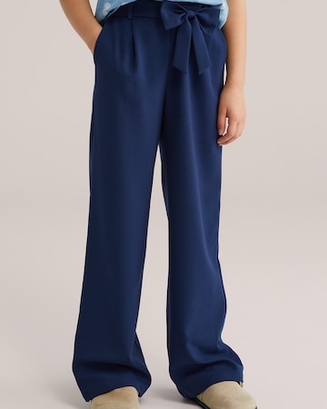 WE Fashion Szabványos Nadrág - kék: elől