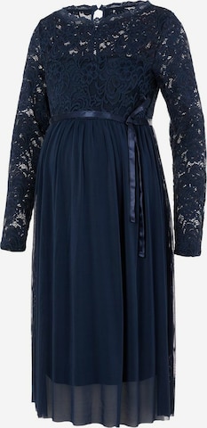 Robe 'MIVANA' MAMALICIOUS en bleu : devant