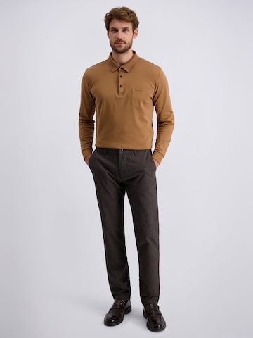 Effilé Pantalon chino PIERRE CARDIN en marron