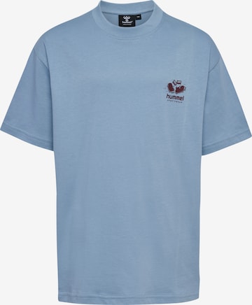 T-Shirt Hummel en bleu : devant