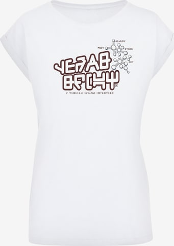 T-shirt 'Marvel Guardians Of The Galaxy Star Lord' F4NT4STIC en blanc : devant