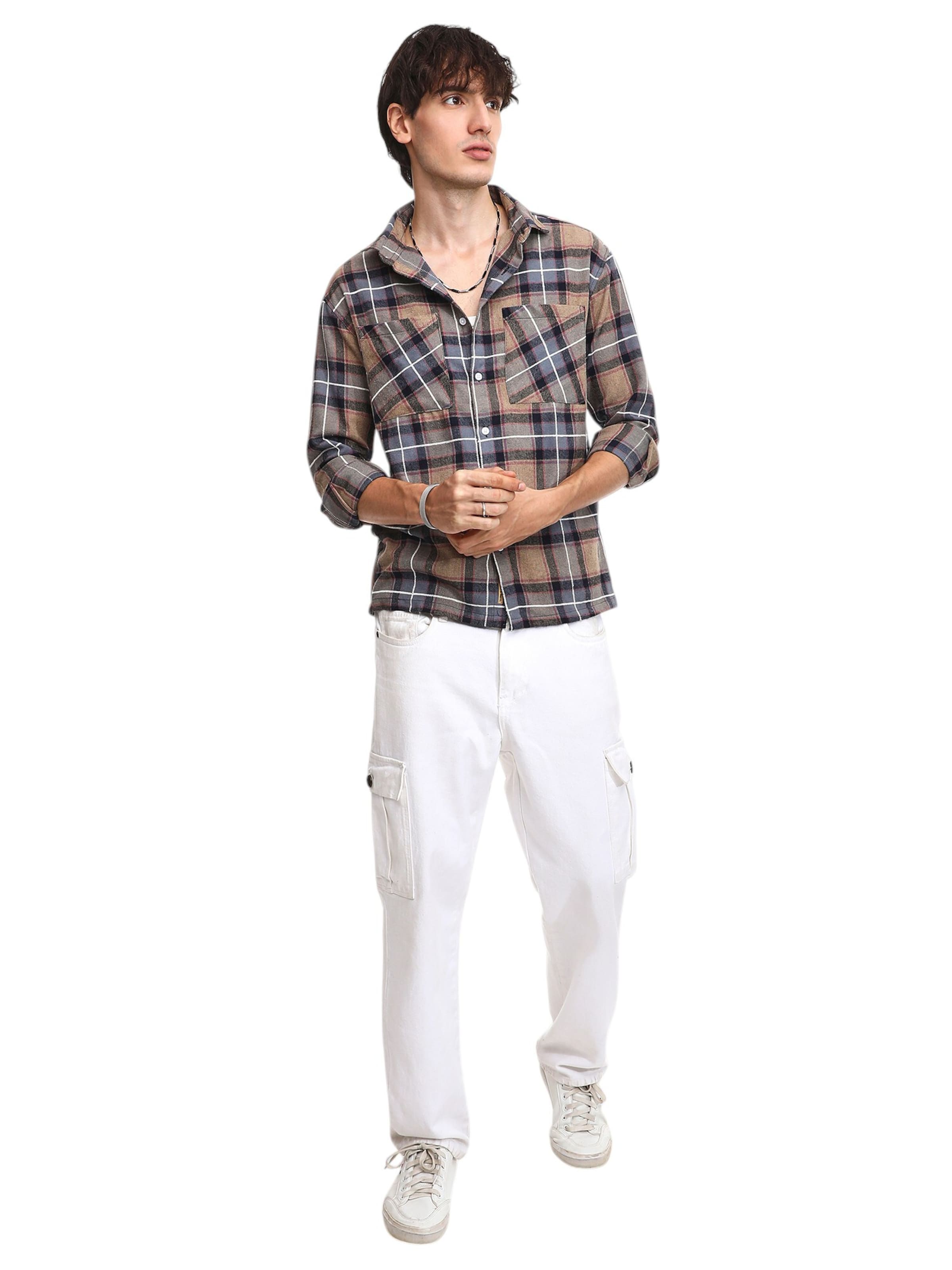 Campus Sutra Klasický střih Košile 'Zinnia' – mix barev