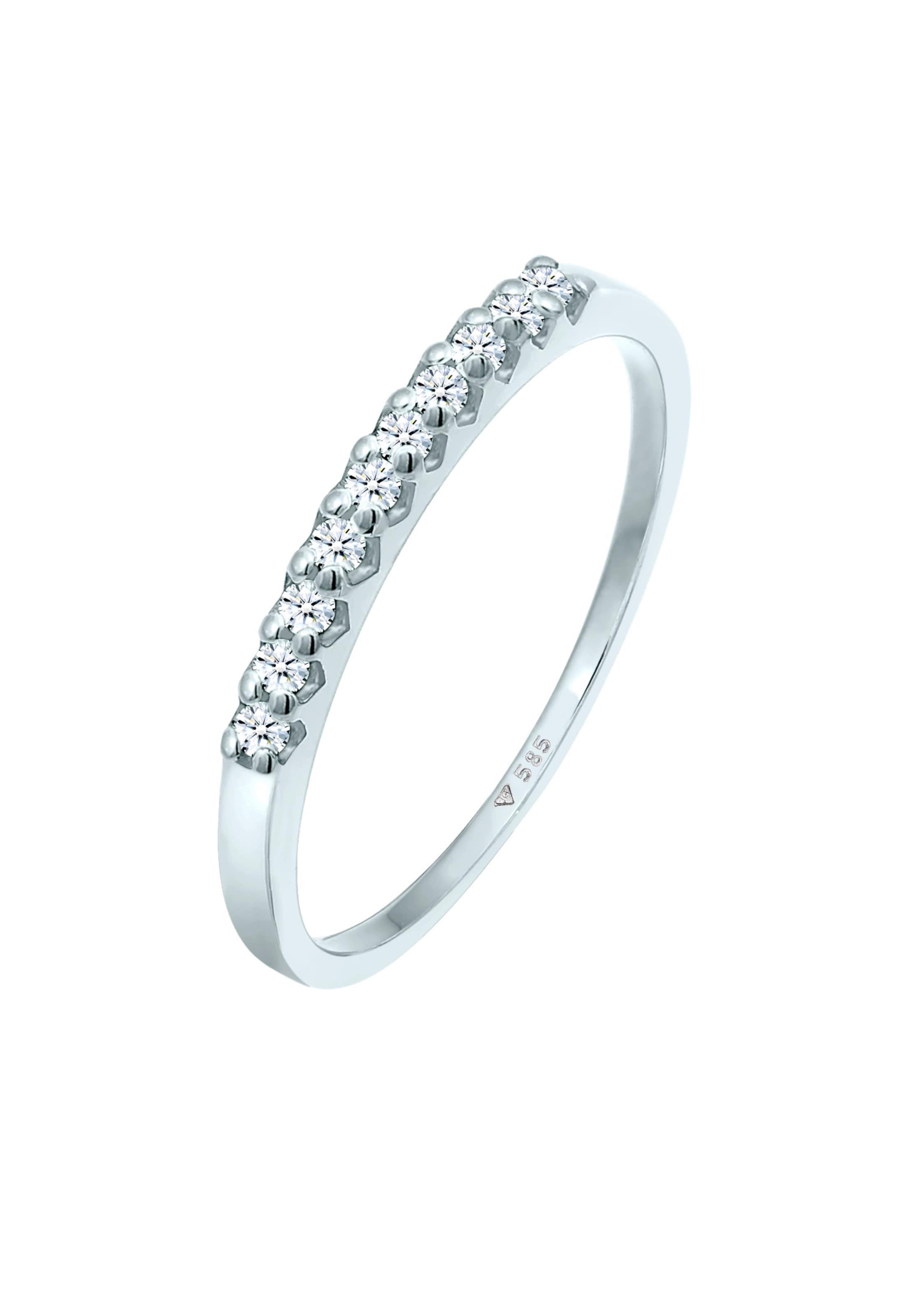 Bague Elli DIAMONDS en argent : devant