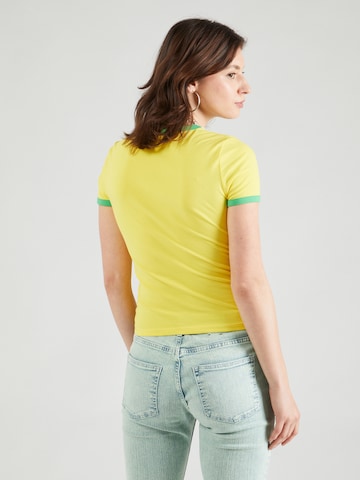 Noisy may - Camiseta 'KATINKA' en amarillo