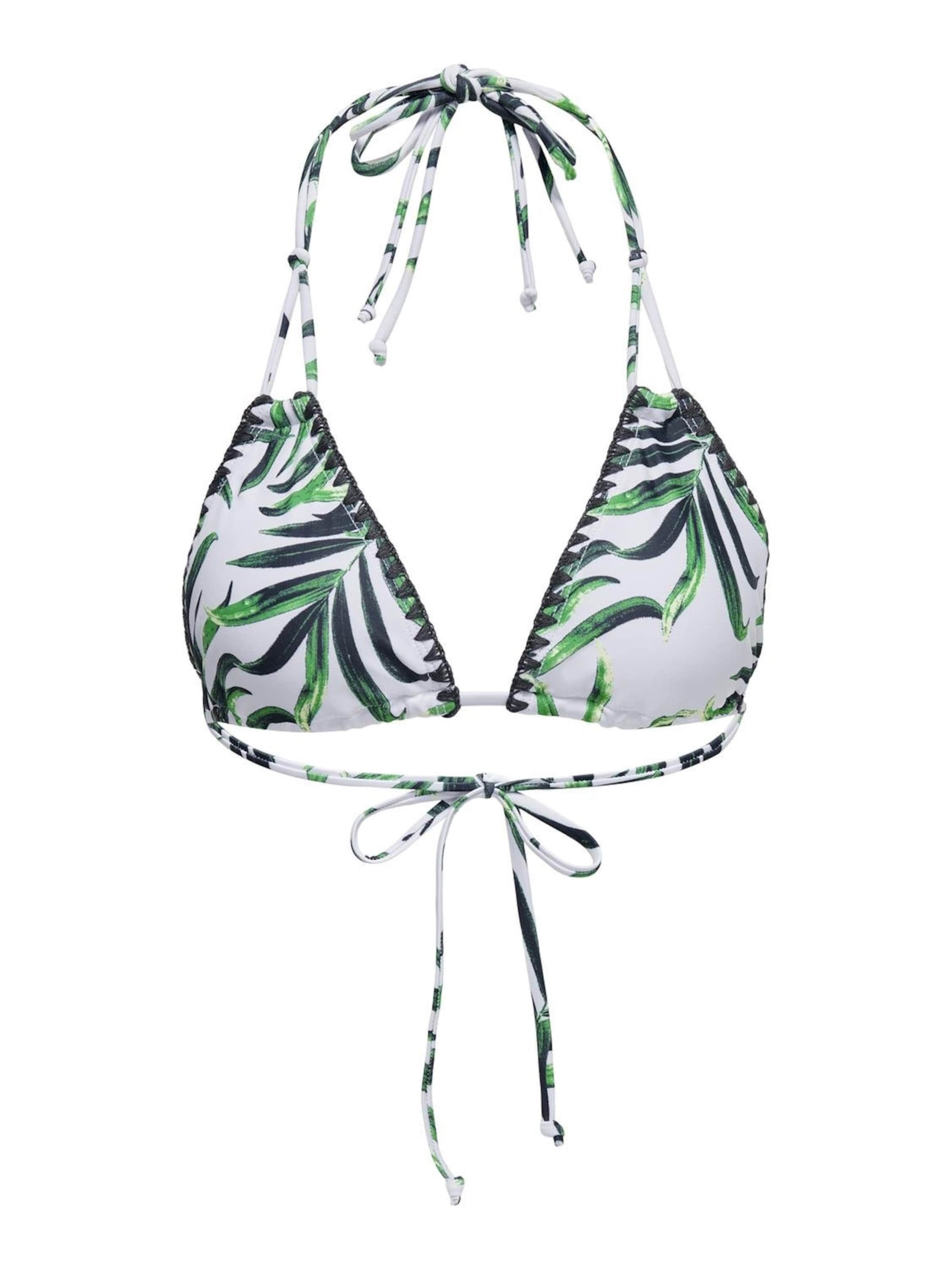 Triangle Hauts de bikini 'Tricia' ONLY en blanc : devant