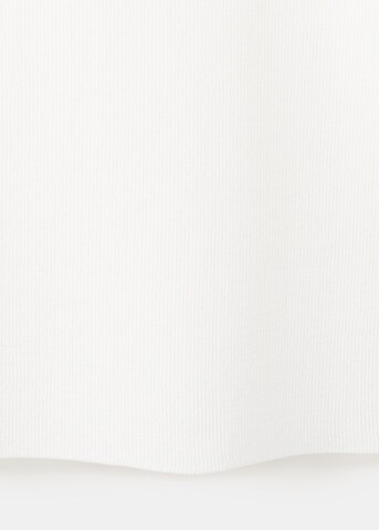 Tops en tricot 'CANELONS' MANGO en blanc