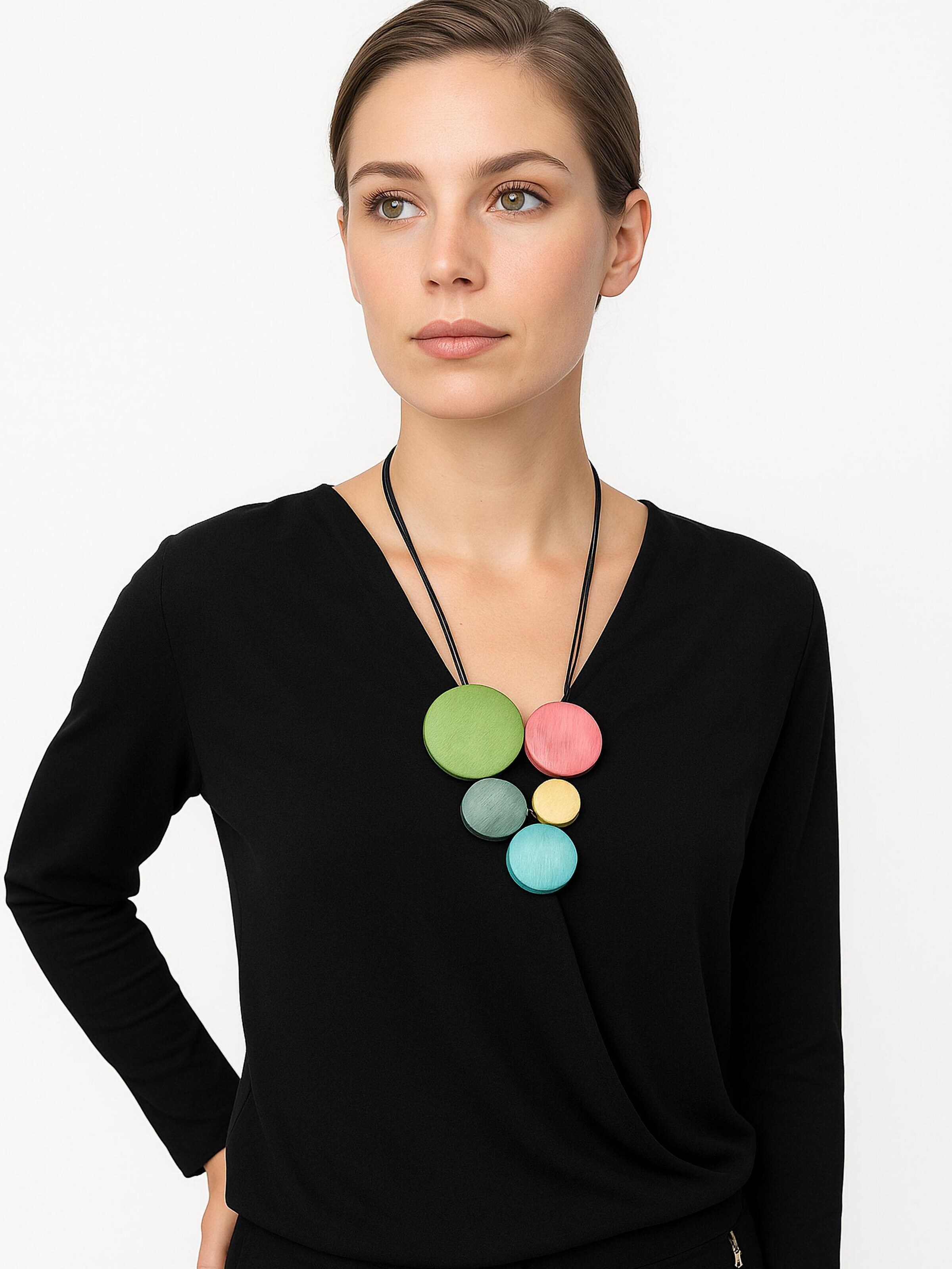 COLLEZIONE ALESSANDRO Necklace 'Amba' in Mixed colors: front