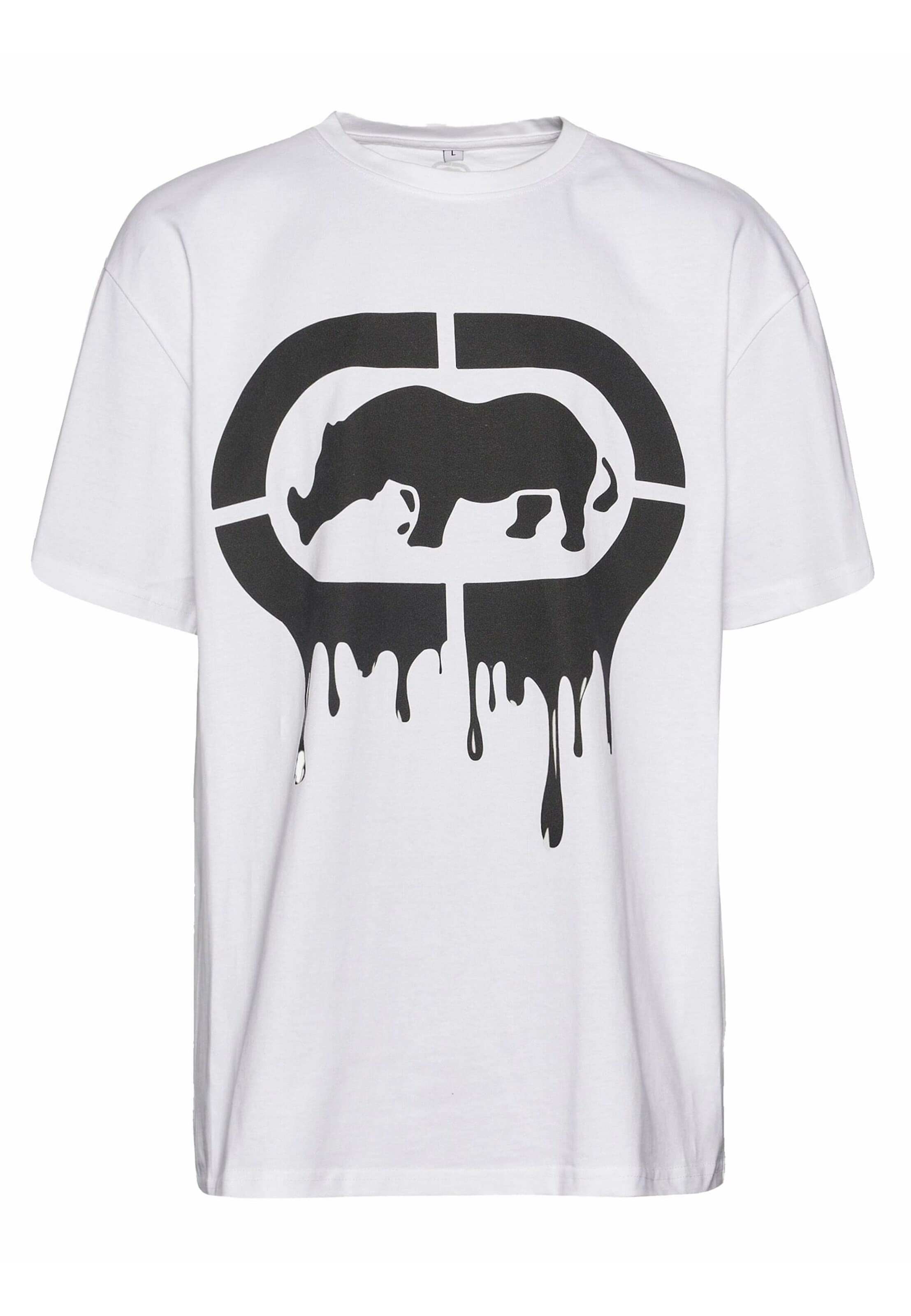 T-Shirt Ecko Unlimited en blanc : devant