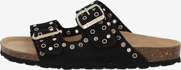 Palado Mules 'Korfu' in Black: front