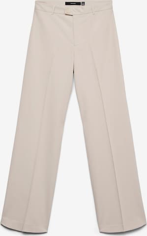VERO MODA Bukser med fals 'VMTexas' i beige: forside