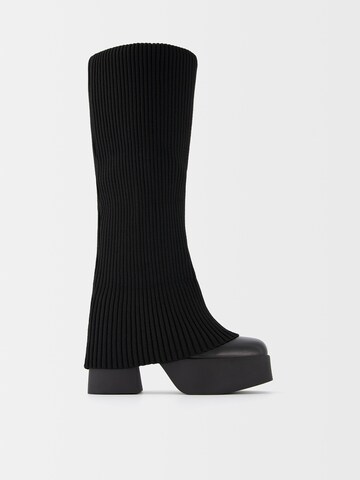 Bershka Csizma - fekete