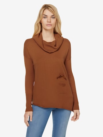 Pullover di Linea Tesini by heine in marrone: frontale