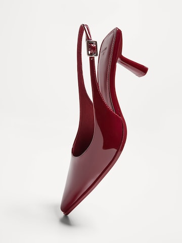 Bershka Slingpumps in Rot