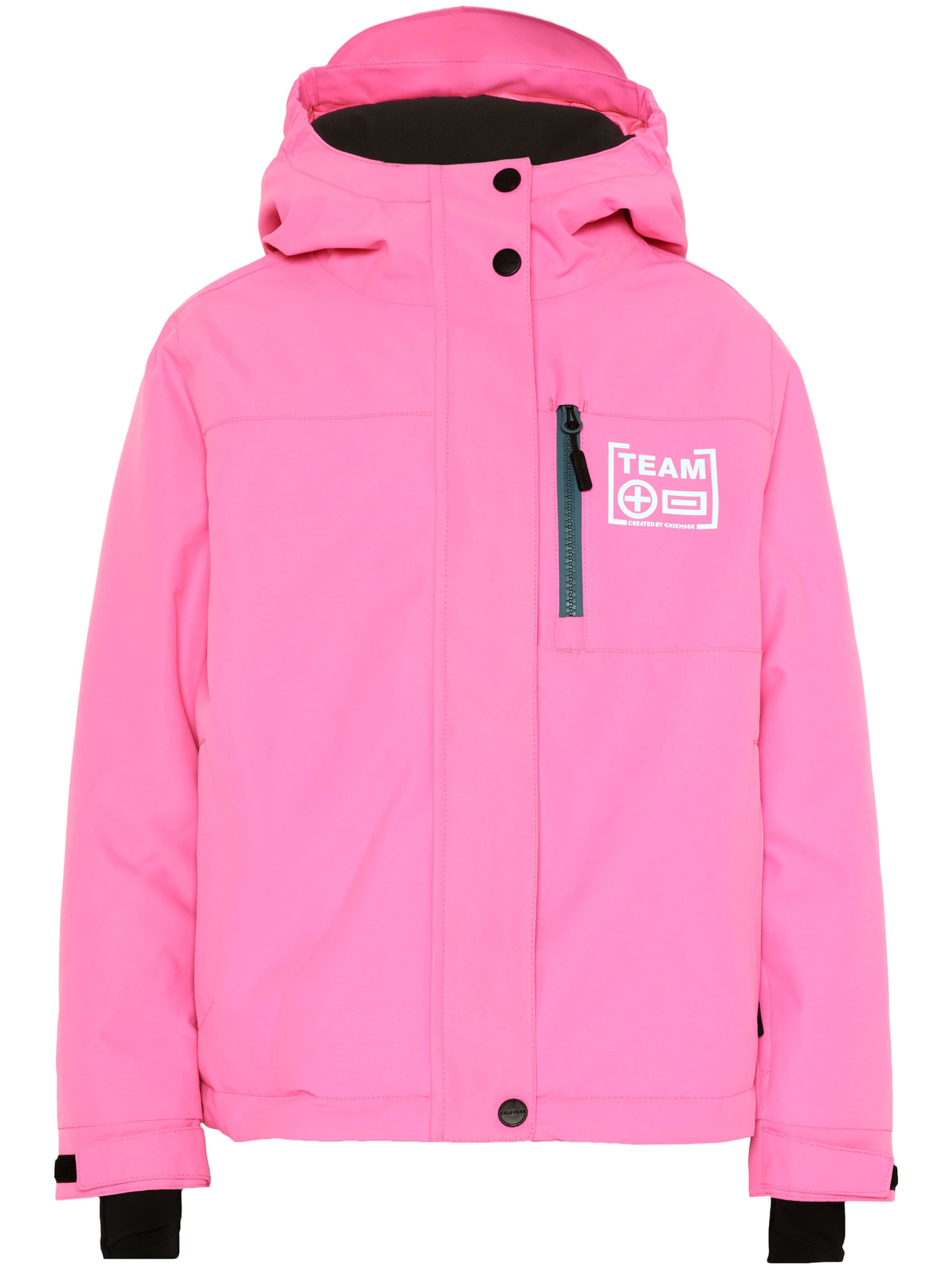 CHIEMSEE Athletic Jacket ' mit reflektierenden Details ' in Pink: front