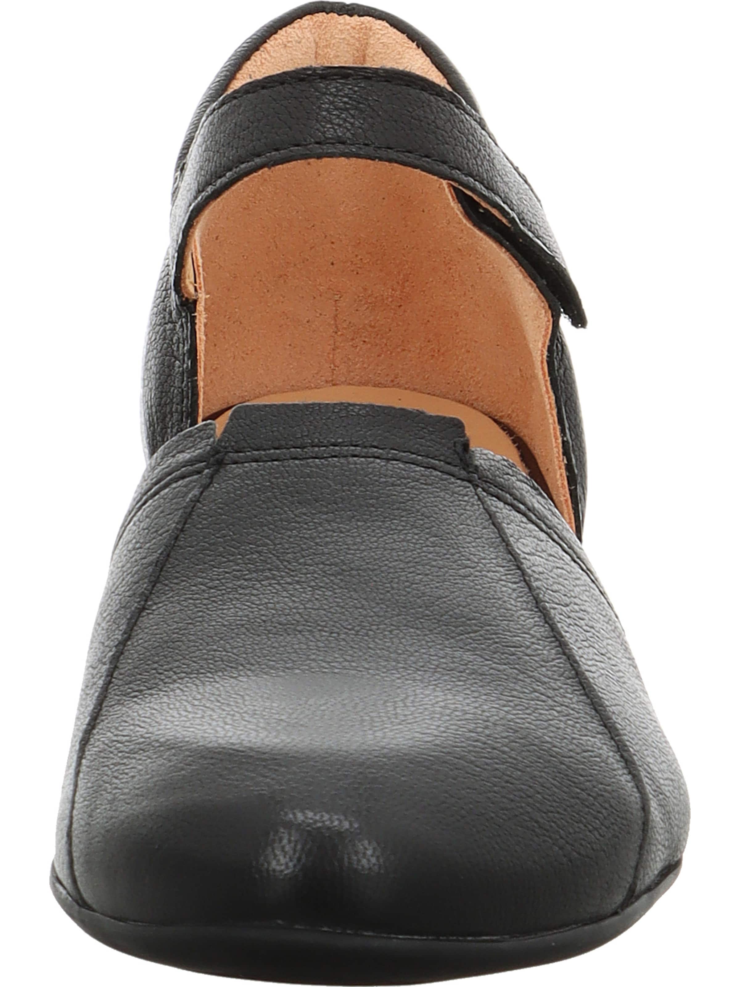 THINK! Ballet Flats with Strap 'GUAD2' in Black