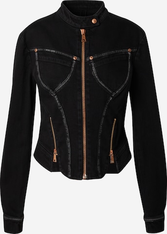 Giacca di mezza stagione '76DP461' di Versace Jeans Couture in nero: frontale