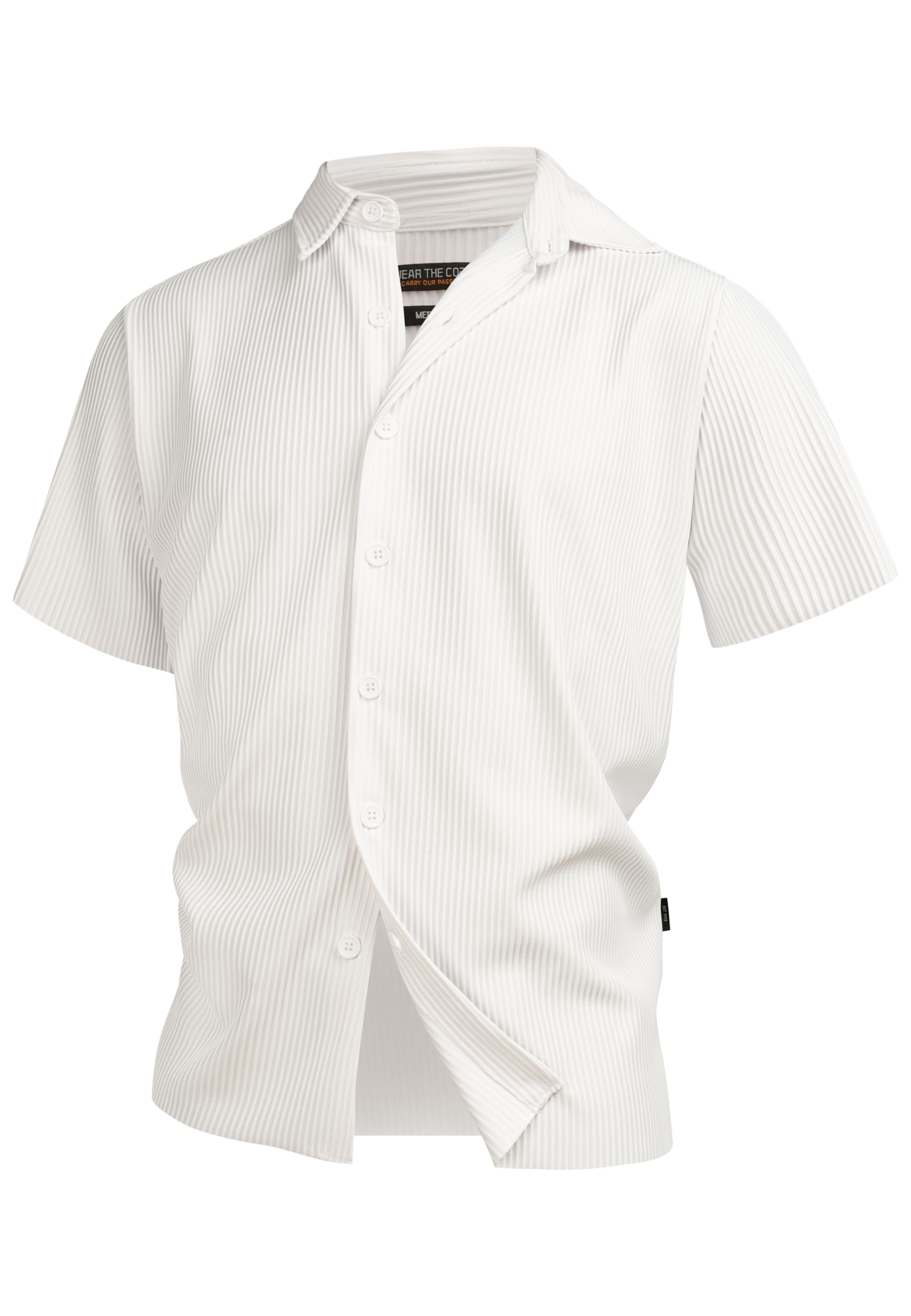 INDICODE JEANS Regular Fit Hemd 'Lamgo' in Weiß: Vorderseite