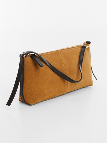 MANGO Shoulder Bag 'Rua' in Brown