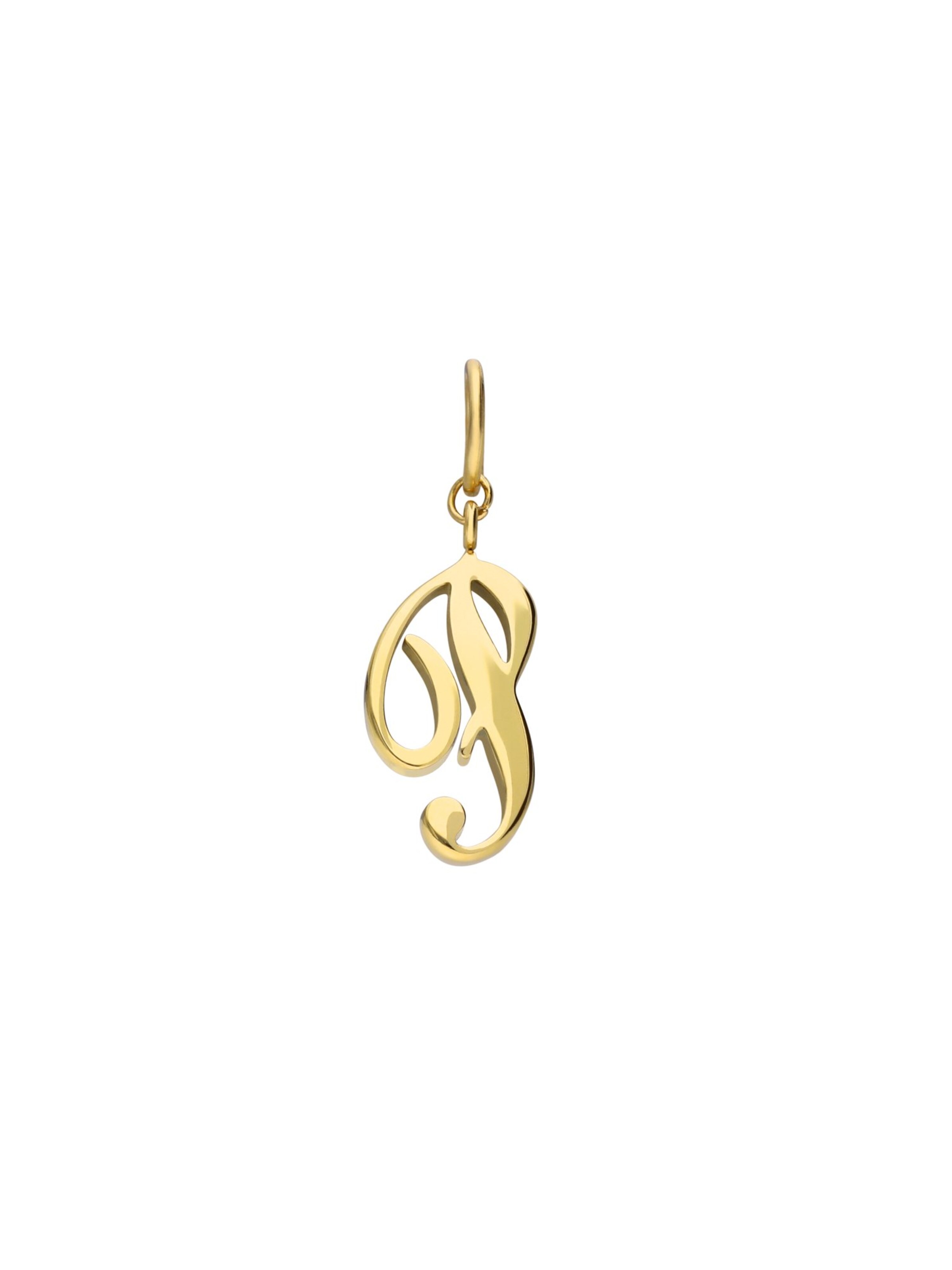 Lucardi Pendant in Gold: front