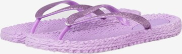 ILSE JACOBSEN T-Bar Sandals 'CHEERFUL01' in Purple