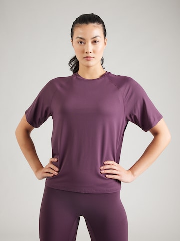 Maglia funzionale di ONLY PLAY in lilla: frontale