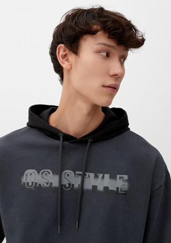 Sweat-shirt QS en gris