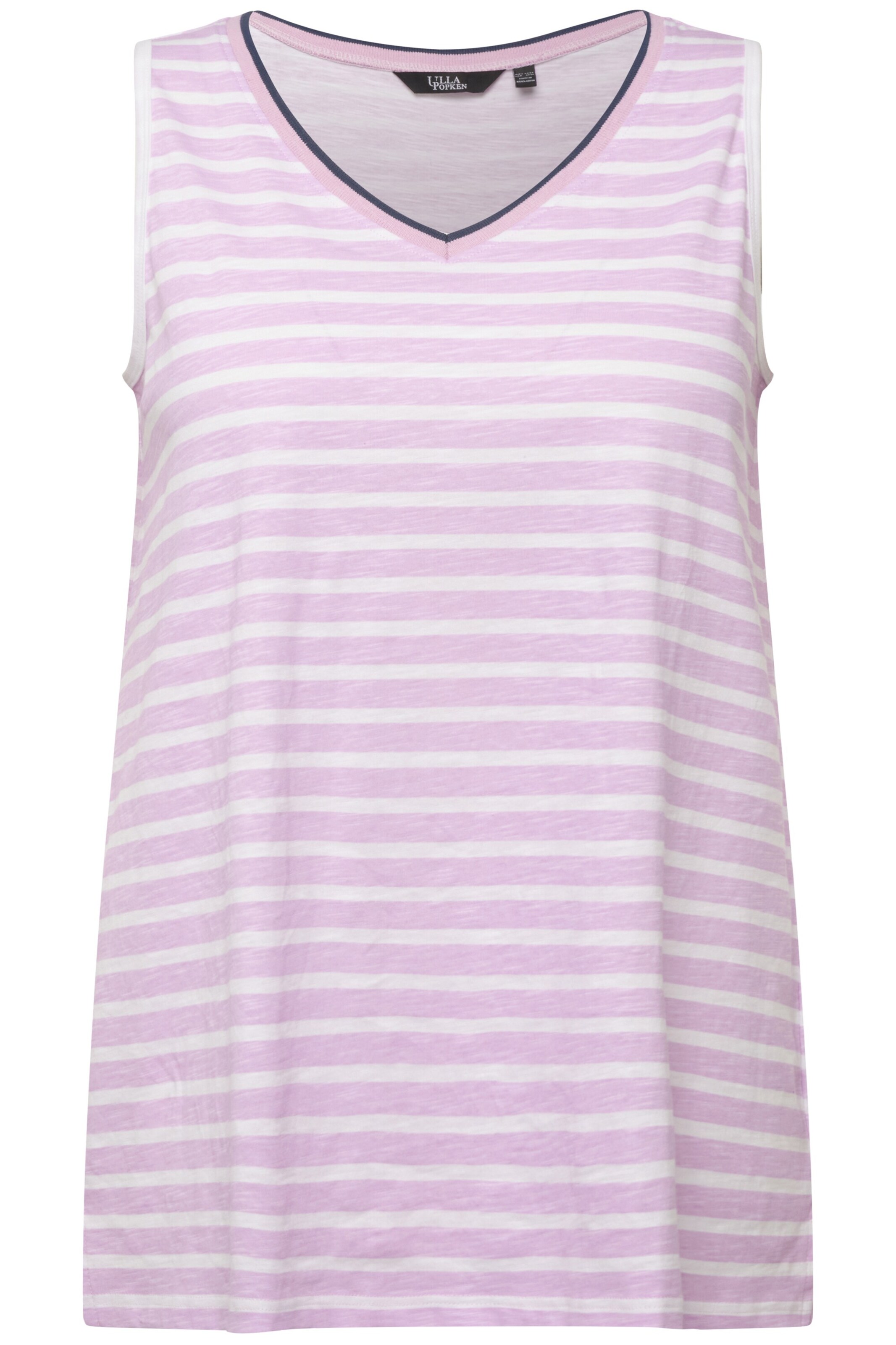 Ulla Popken Sticktop in Lila: Vorderseite