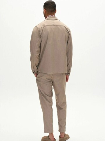 GABBA Regular fit Overhemd 'Clipper' in Bruin