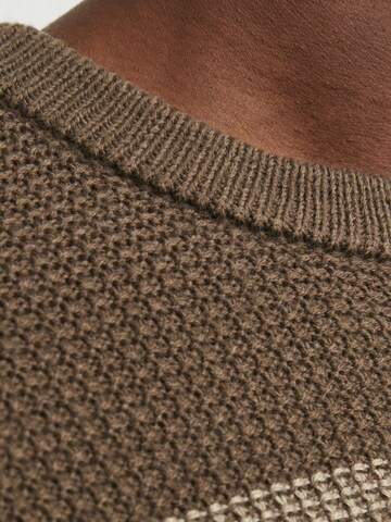 JACK & JONES Sweater in Brown