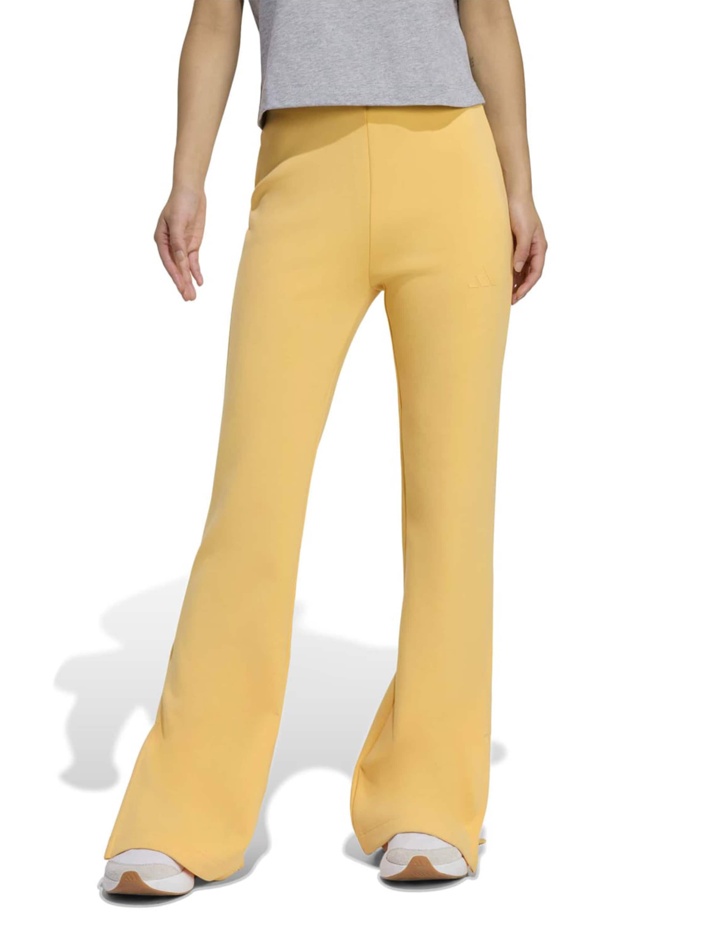 ADIDAS SPORTSWEAR Flared Sportnadrágok 'ALL SZN' - sárga: elől