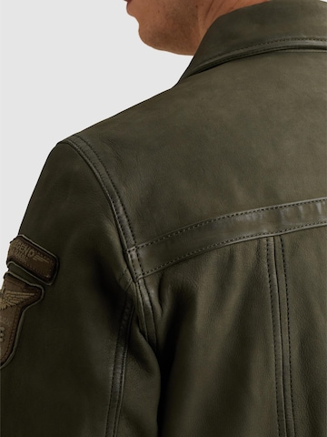 PME Legend - Chaqueta de entretiempo 'Summer Hudson leather jacket' en verde