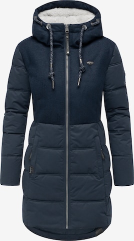 Manteau d’hiver 'Ashani' Ragwear en bleu : devant