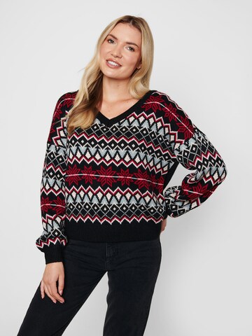 Threadbare Sweater 'Juliet' in Black: front