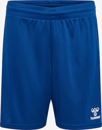 Hummel Sportshorts 'Essential' in Blau: Vorderseite