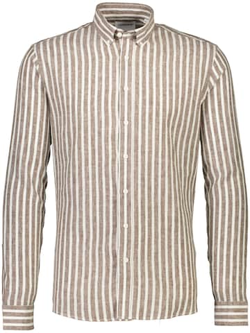 Chemise Lindbergh en marron : devant