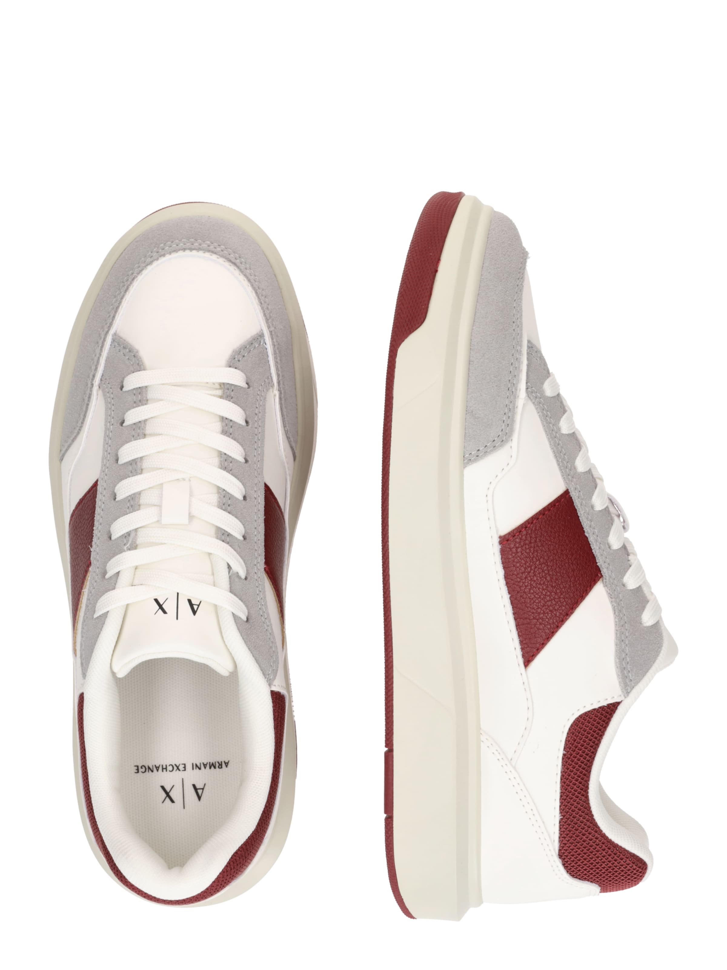 Baskets basses 'VENICE' ARMANI EXCHANGE en blanc