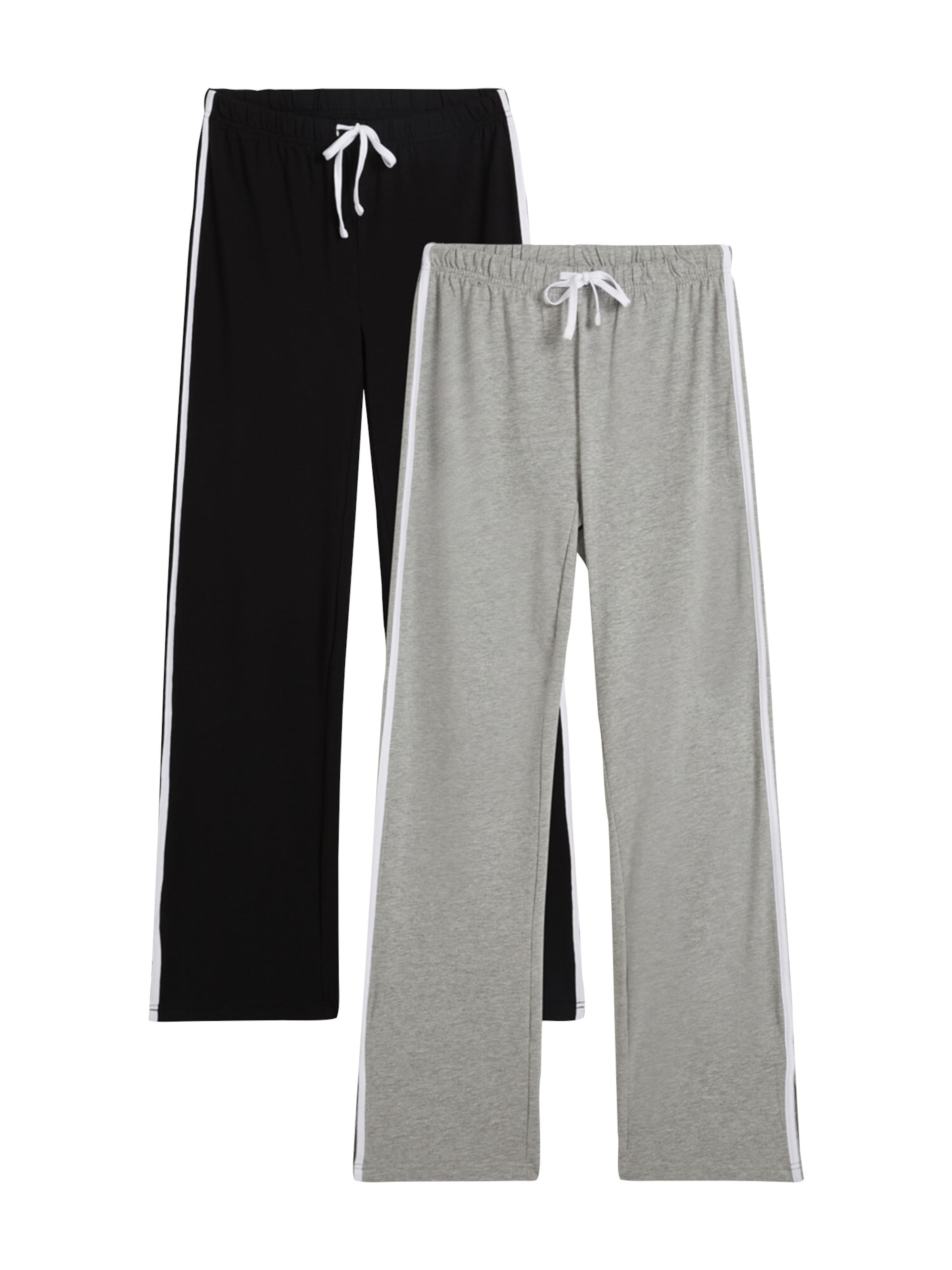 bonprix Regular Broek in Zwart: voorkant