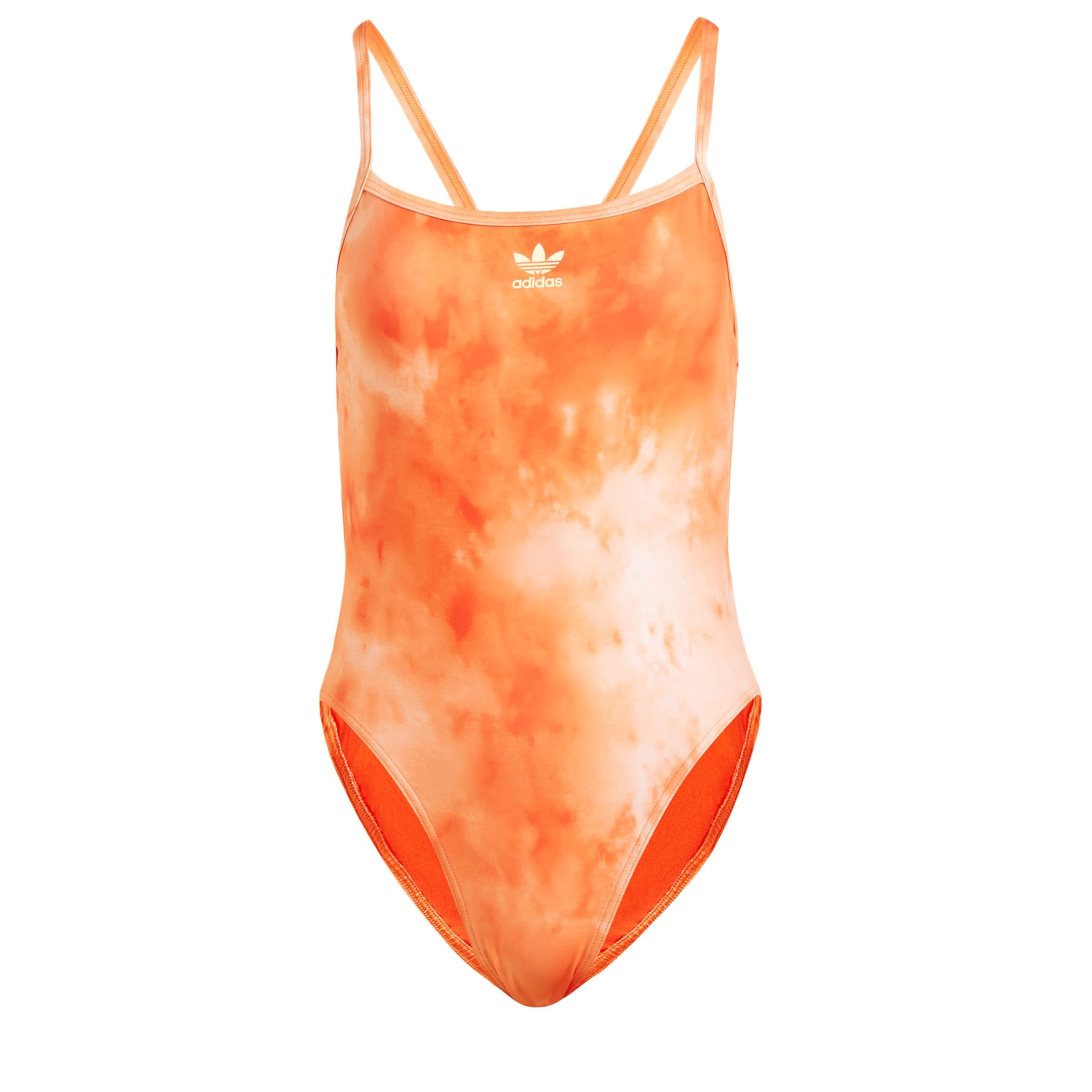 Adidas orange swimsuit hotsell