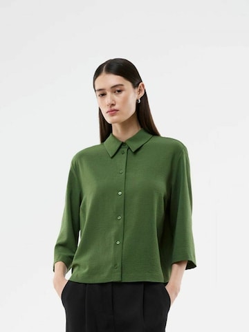 Maglietta ' Popelmd ' di modström in verde: frontale