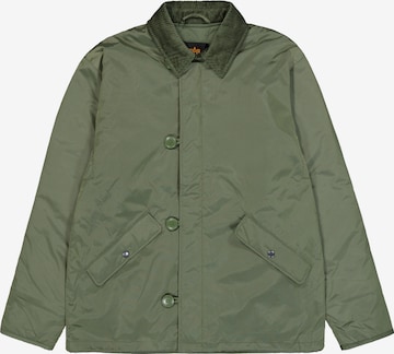 žalia ALPHA INDUSTRIES Demisezoninė striukė 'HERITAGE': priekis