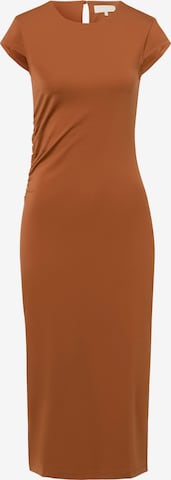 Les Lunes Jurk 'Remmi' in Bruin: voorkant