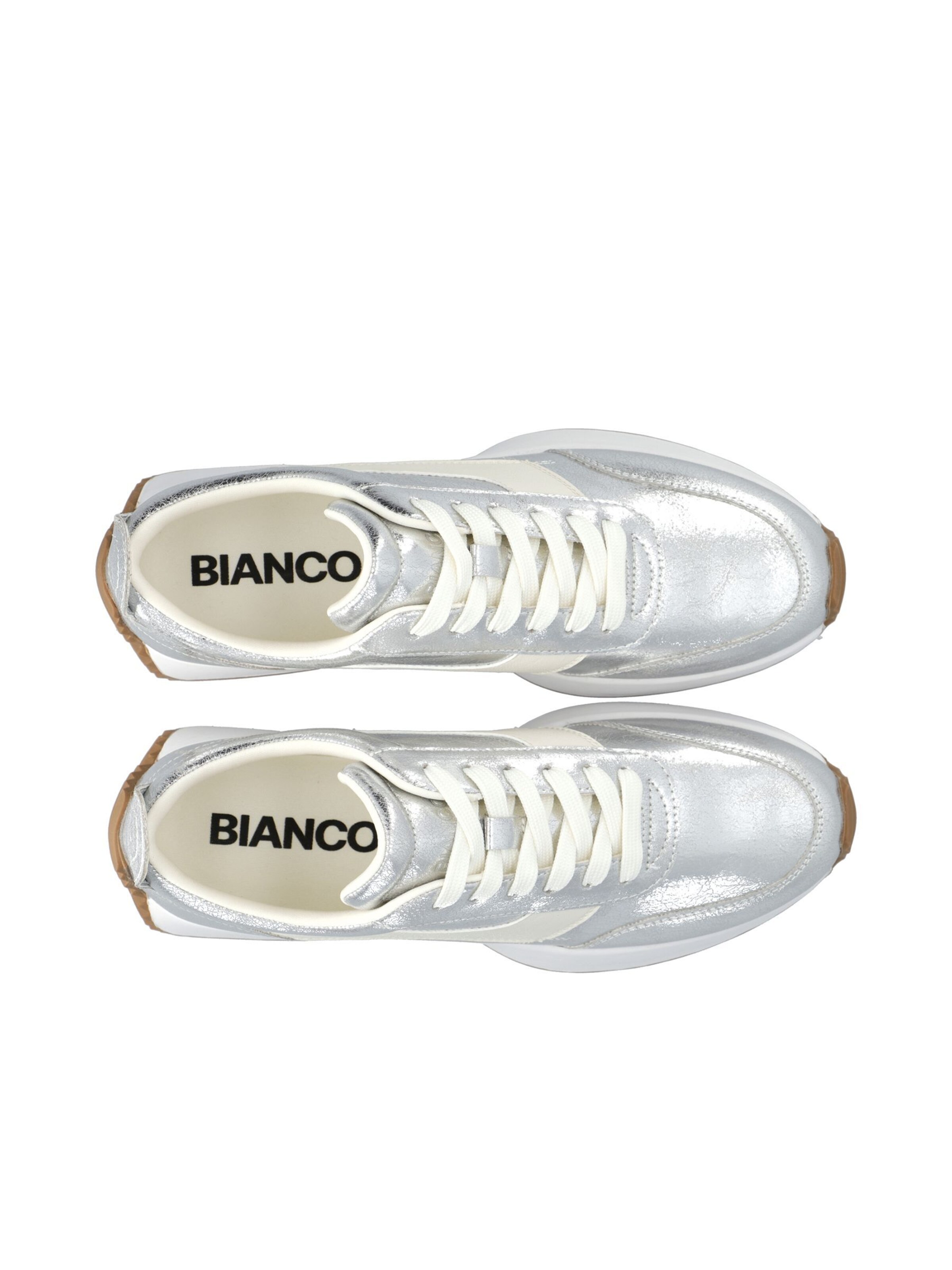 Bianco - Zapatillas deportivas bajas 'DORIS' en plata