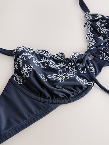 Next Klassisch Bikinitop in Blau