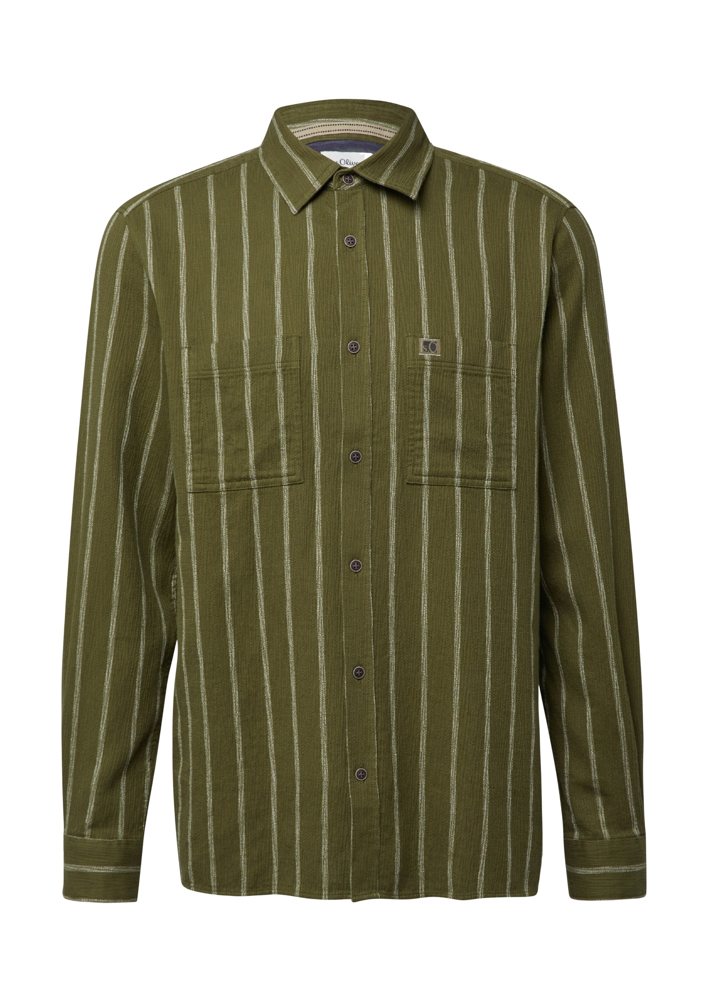 s.Oliver Hemd in Grün: Vorderseite