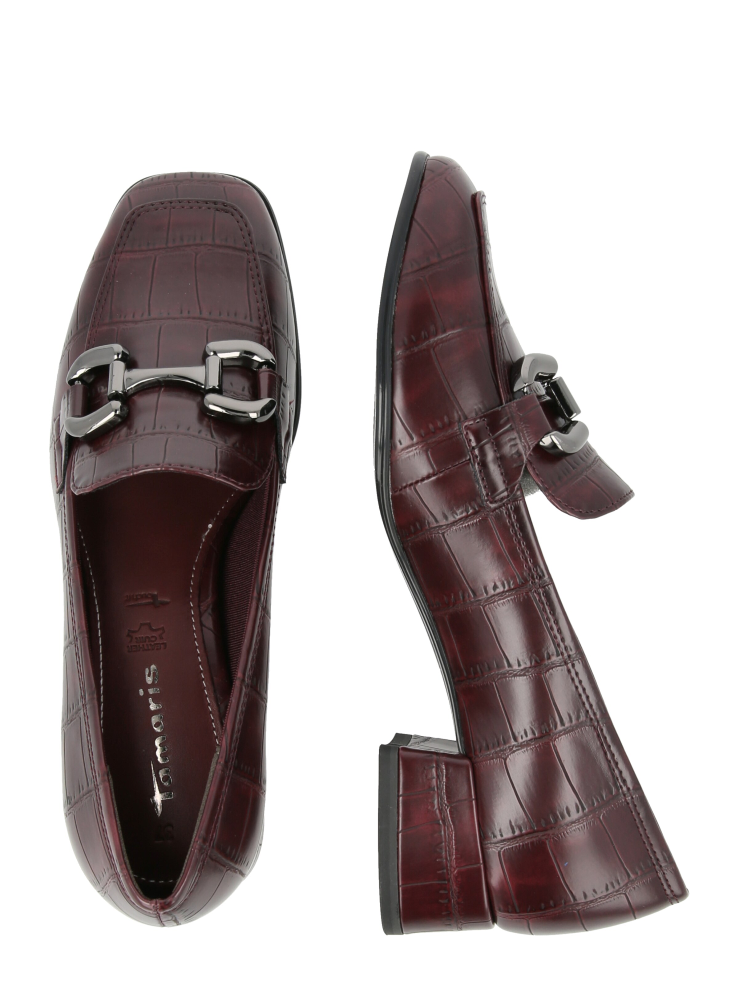 Tamaris - Zapatos con plataforma en rojo