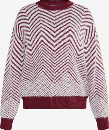 usha WHITE LABEL Sweater 'Iridia' in Red: front