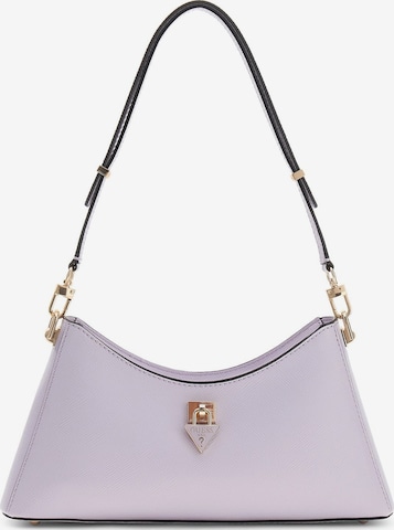 Borsa a spalla 'Patsie' di GUESS in lilla: frontale