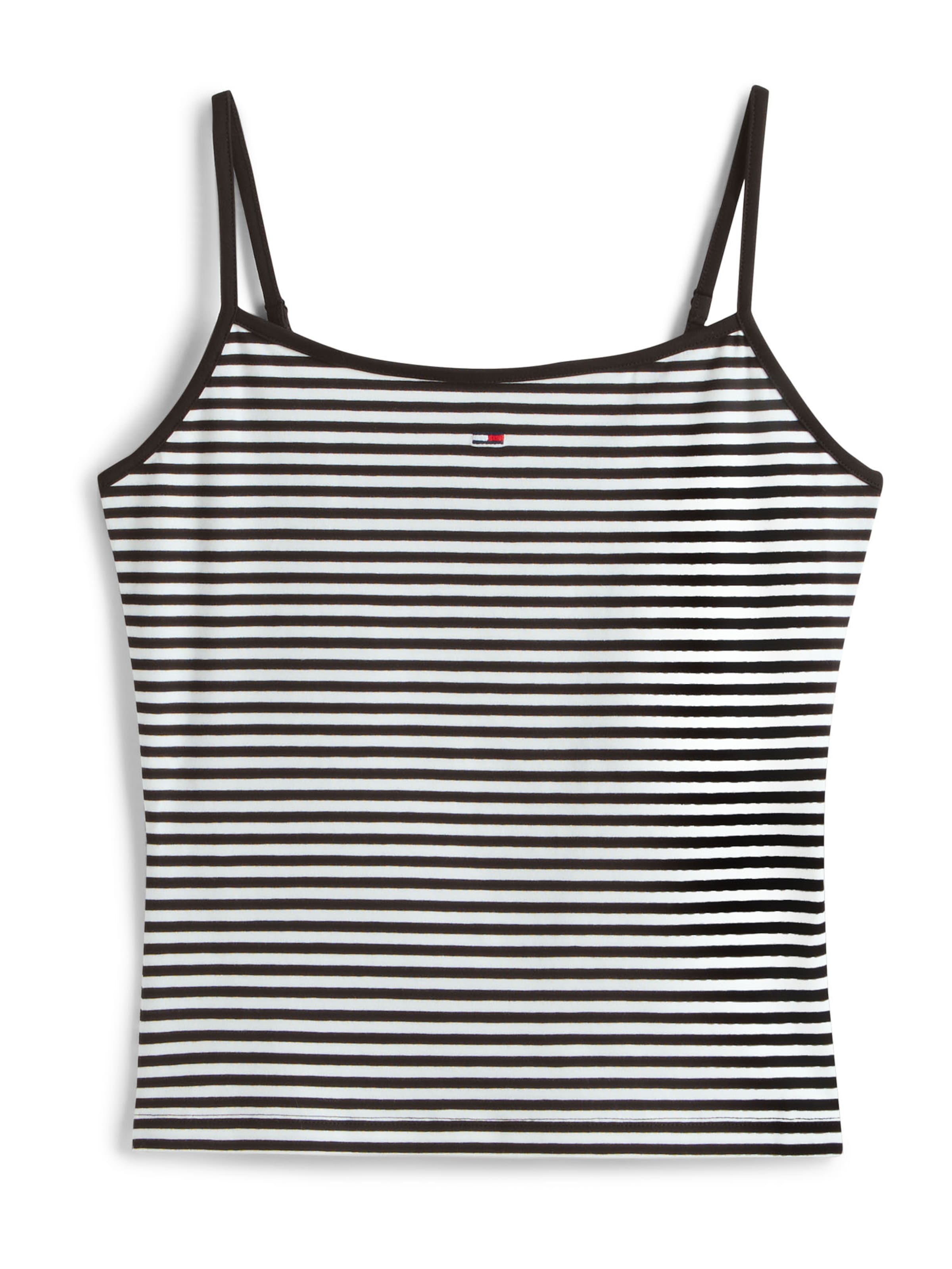 Tommy Jeans Топ 'ESSENTIAL' в Черный: спереди