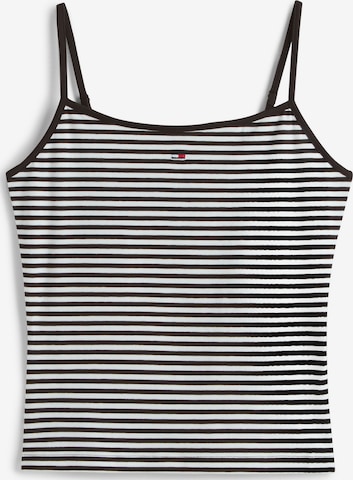 Tommy Jeans Топ 'ESSENTIAL' в Черный: спереди